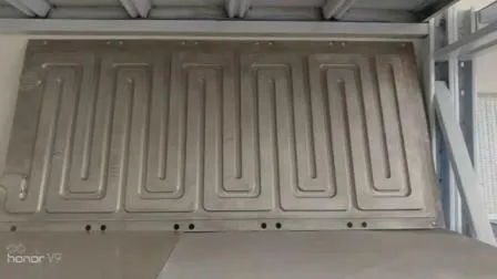 High Power Vacuum Brazing Cold Water Block S Type Flow Channel Aluminum Liquid Cold Plate