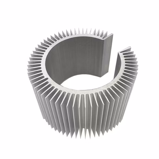 주문 큰 내밀린 해바라기 단면도 방열기 냉각기 알루미늄 LED 방열판