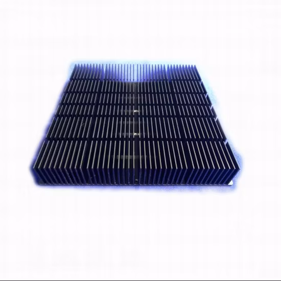 빠른 리드 타임 알루미늄 접착 핀 방열판 방열판